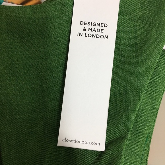 New ModCloth Green Belted Dress - Picture 6 of 7